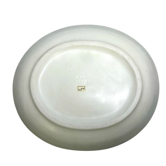 Fitz & Floyd 1982 Japan 'Elegant Butterflies' Large Oval Centerpiece Art Bowl - Picture 6 of 8